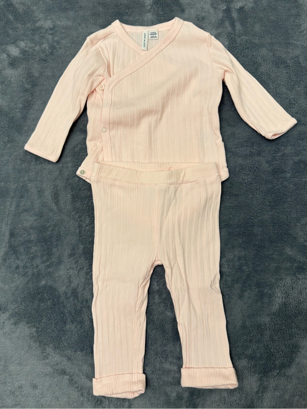 Janie and Jack Ribbed Matching Set